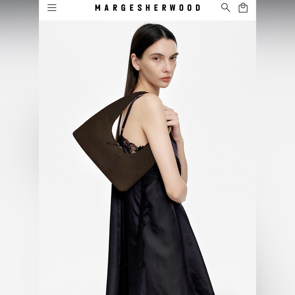 Marge Sherwood Hobo Bag (Brown suede)